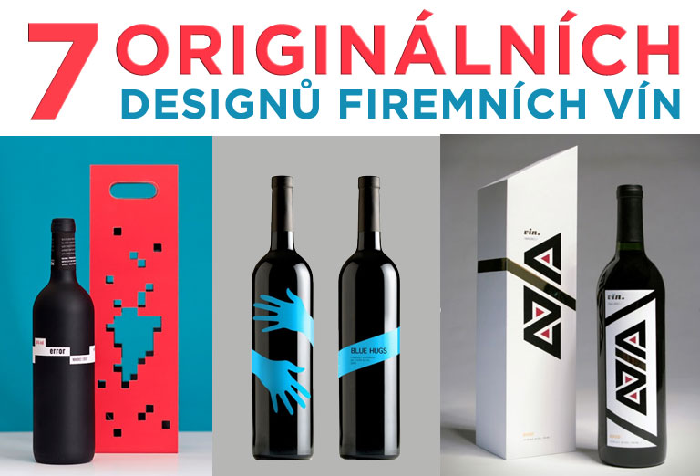 7 originálních designů firemních vín