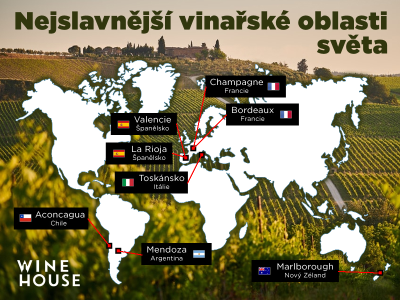 Nejslavnější vinařské oblasti světa