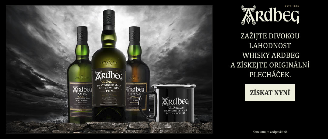 Ardbeg + plecháček jako DÁREK