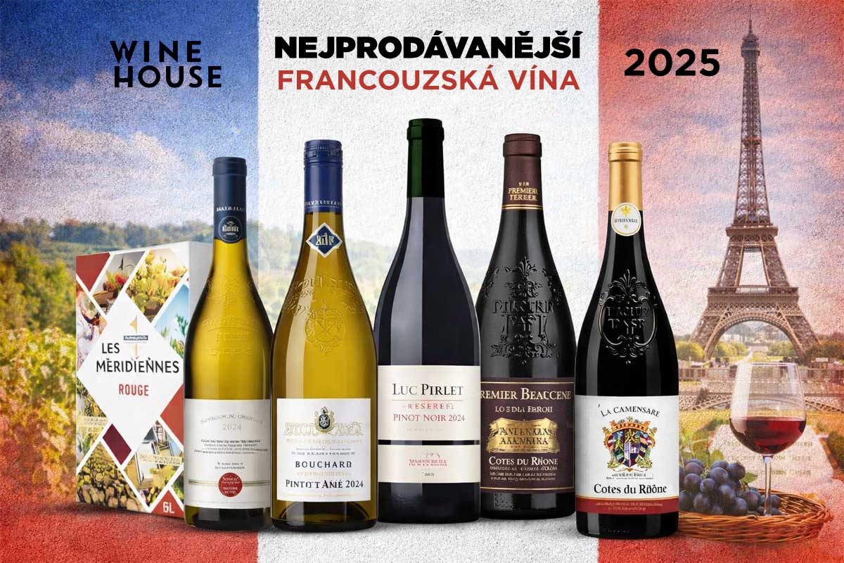 Nejprodávanější francouzská vína na Winehouse.cz 2025