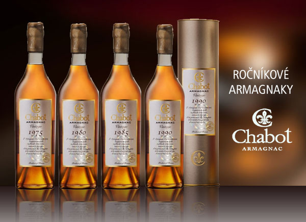 Armagnac Chabot – ročníkové lahve