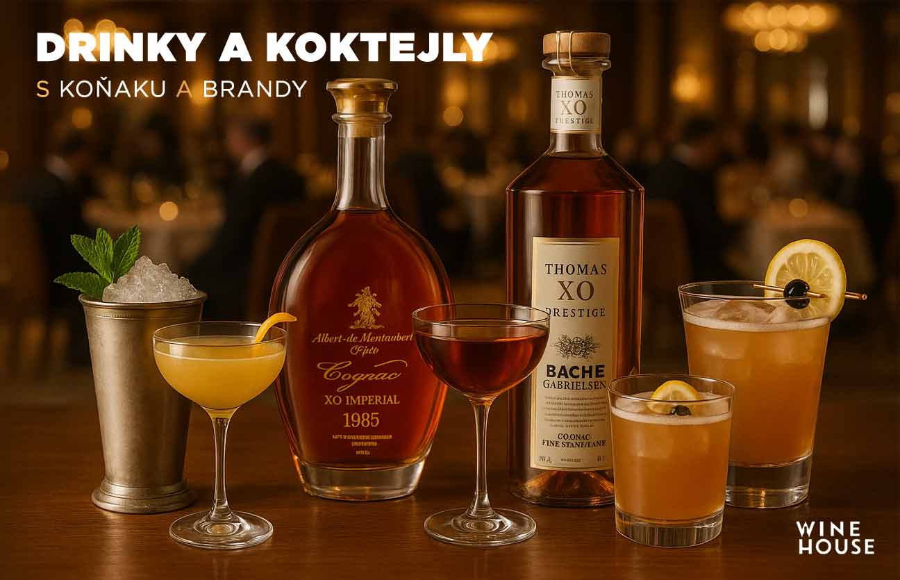 koktejly z koňaku a brandy