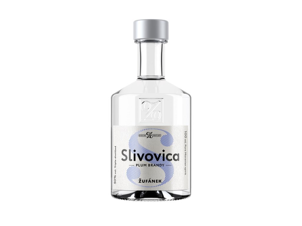 Žufánek Slivovica, miniatura, 50%, 0,1l - Winehouse.cz