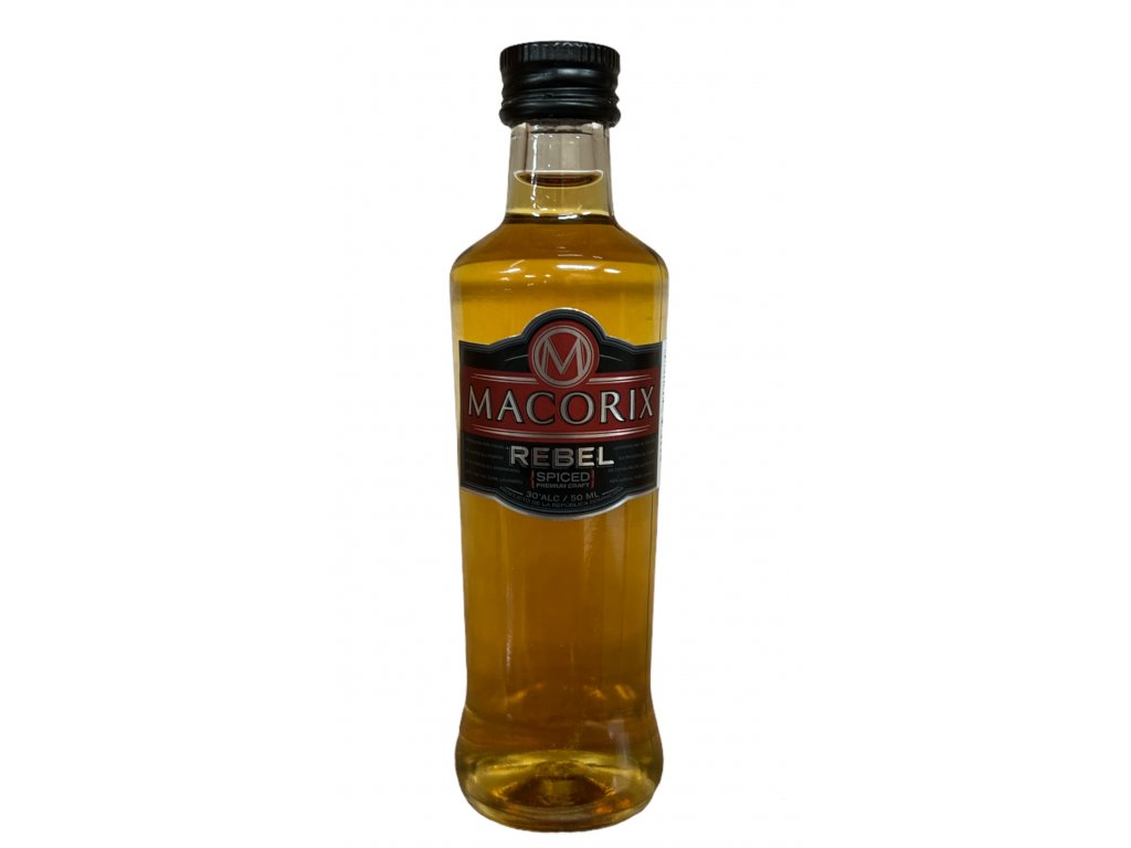 Rum Macorix Rebel Spiced, 30, 0,05l Winehouse.cz