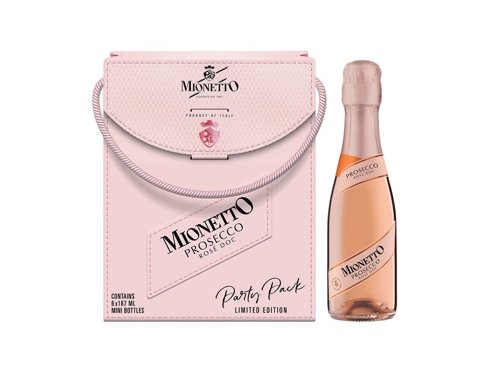 Mini Sparkling Mionetto Prosecco Rose Gift Pack – Grand Wine Cellar