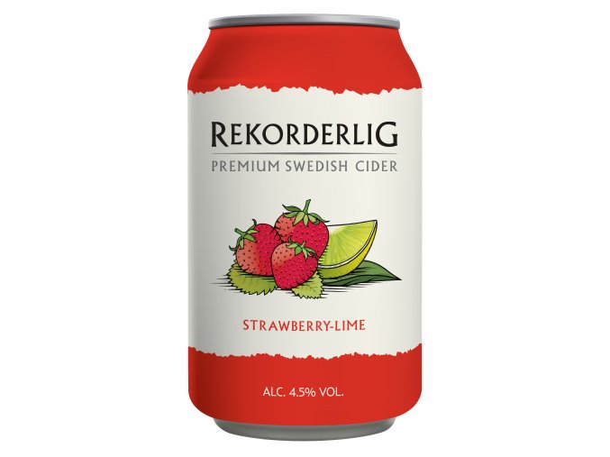 Rekorderlig Cider Strawberry Lime 33 cl Can