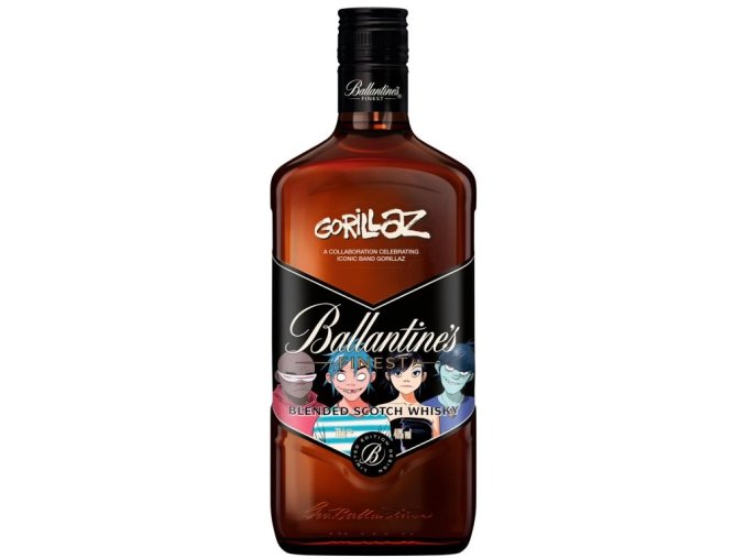 ballantines finest gorillaz whisky 40 0 7l