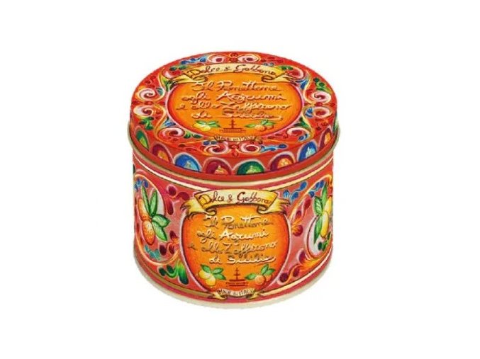 Mini Panettone s citrusovými plody a šafránem ze Sicílie, Dolce & Gabbana, 100g