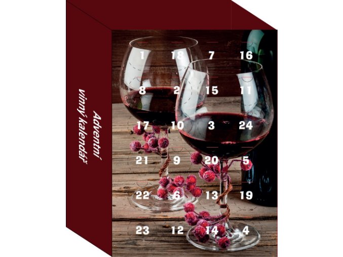 Adventní vinný kalendář mini, 24x0,187l