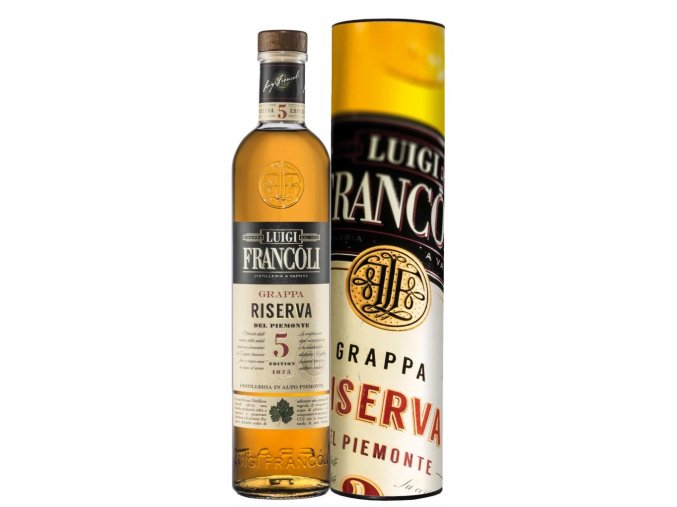 luigi francoli grappa riserva 5 edition 41 5 0 7l