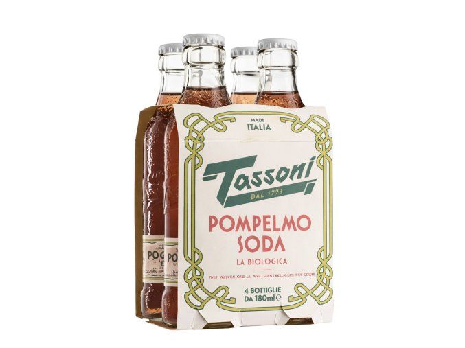 tassoni pompelmo soda 4x180ml