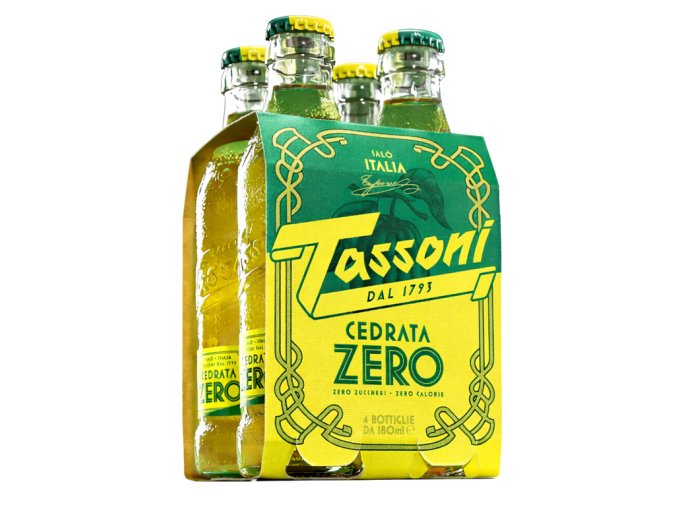 tassoni cedrata zero 4x180ml