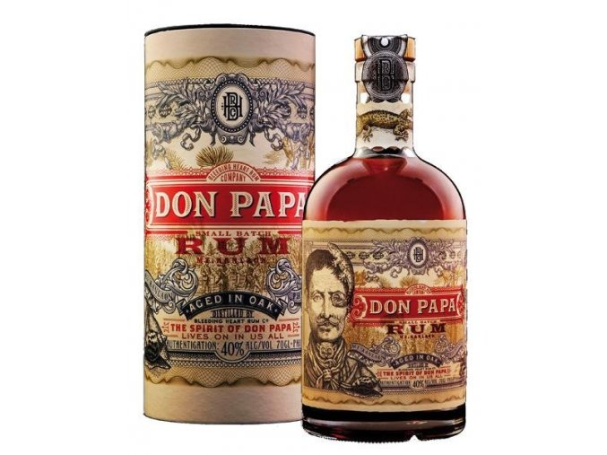 Don Papa Rum + tuba, 40%, 0,7l