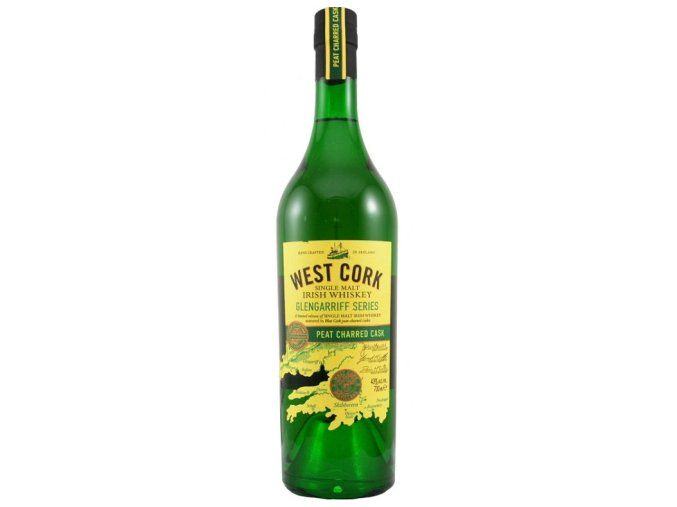 west cork peat charred cask 43 0 7l
