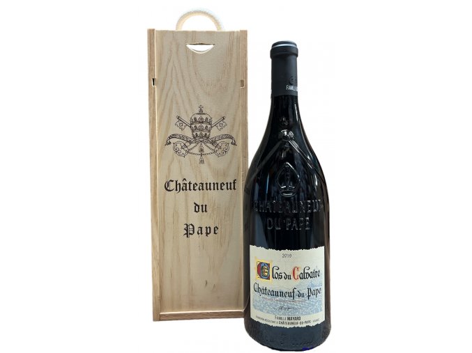 Chateauneuf du Pape - Clos du Calvaire AOC 2020, dřevěný box, 1,5l