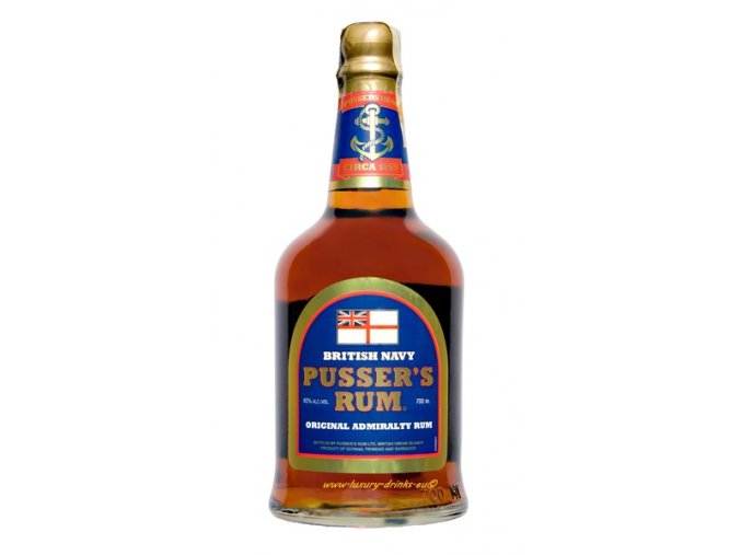 Pusser´s Original Admiralty Blend Rum, 40%, 0,7l