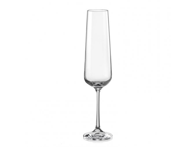 Sklenice na šumivé víno Sandra, Crystalex, 200ml, 6ks