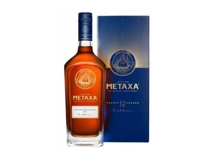 Metaxa 12*, Gift Box, 40%, 0,7l