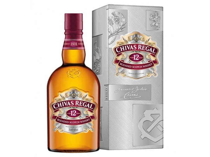 Chivas Regal 12 YO, Gift Box, 40%, 1l