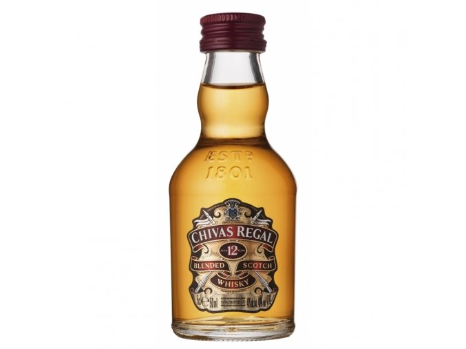 Chivas Regal 12 YO, miniatura, 0,05l