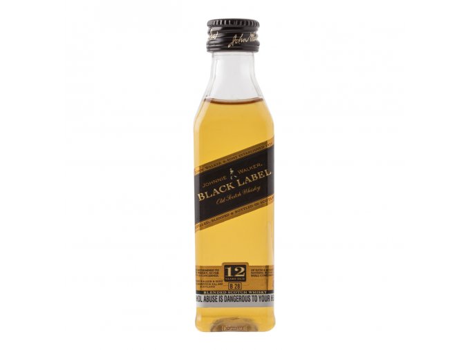 Johnnie Walker Black Label, miniatura, 0,05l