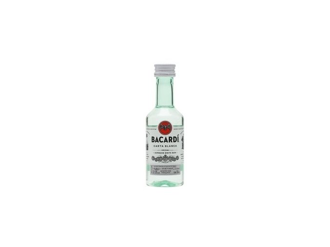 Bacardi Carta Blanca, miniatura, 0,05l