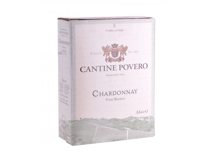 Povero Bag in Box Chardonnay, 3l