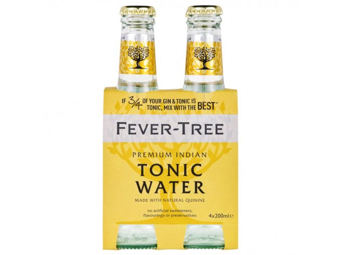 Fever Tree Indian Tonic Water, 4x 200ml (4 pack)3