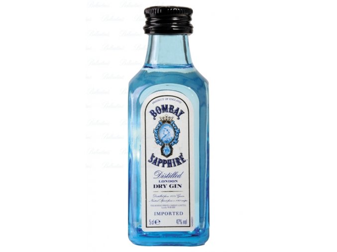 Bombay Sapphire Gin, miniatura, 40%, 0,05l