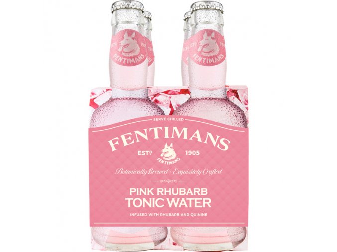 Fentimans Pink Rhubarb Tonic 200ml x 4 ks (4 pack)