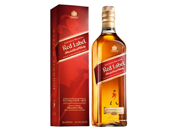 Johnnie Walker Red Label, Gift Box, 40%, 1l