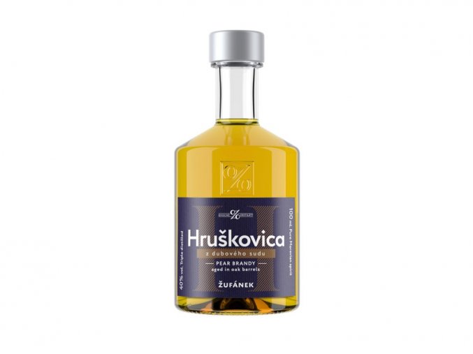 Žufánek Hruškovica z dubového sudu, miniaura, 40%, 0,1l