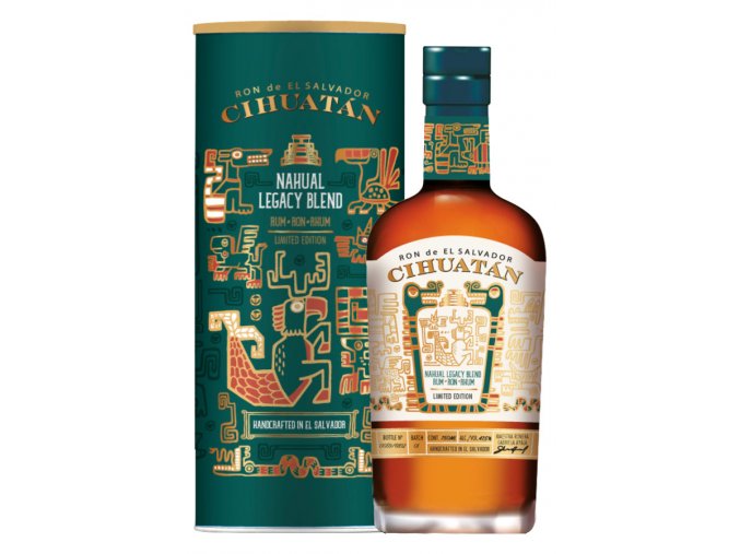 Cihuatán Nahual Legacy Blend Limited Edition + tuba, 47,5%, 0,7l1