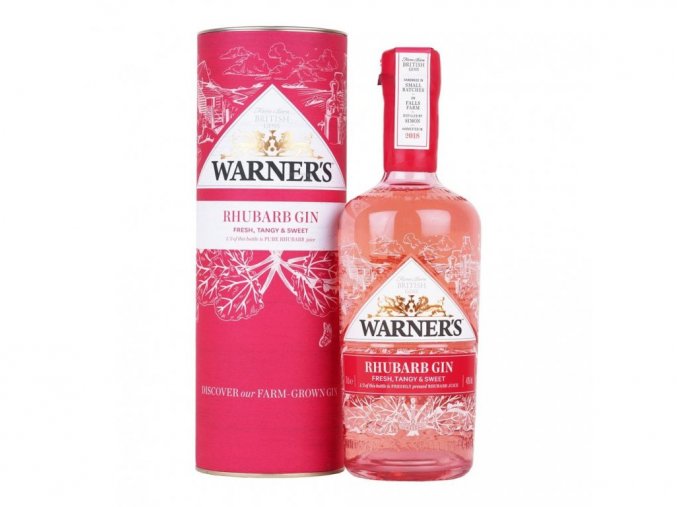 Warners Rhubarb gin 40%, 0,7l