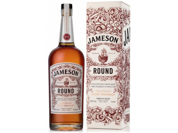 Jameson Round, Gift Box, 40%, 1l