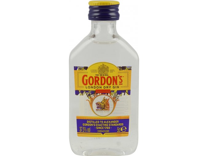 Gordon´s Gin, miniatura, 37,5%, 0,05l