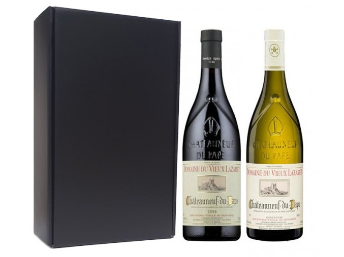 Sada 2 vín - Châteauneuf du Pape - Domaine du Vieux Lazaret, 2x0,75l