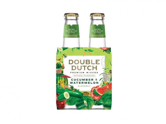 Double Dutch Cucumber & Watermelon, 4x200ml (4 pack)