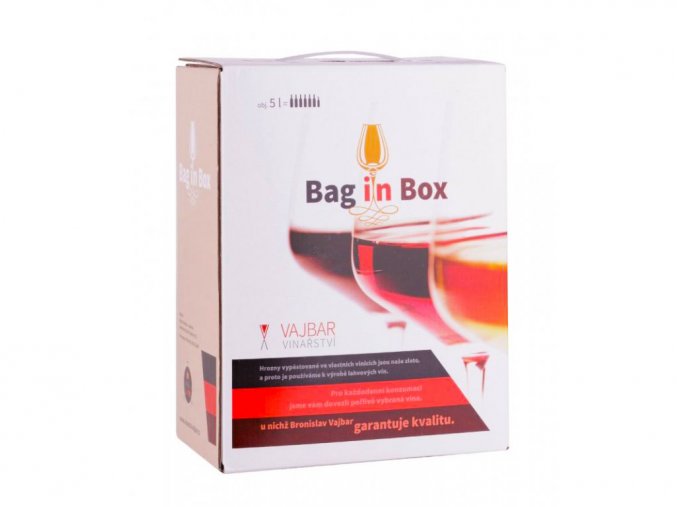 Malbec, bag in box, suché, Vajbar, 5l