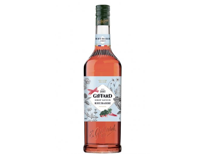 Giffard Rhubarb, rebarborový sirup, 1l