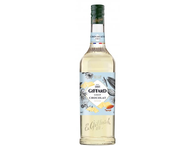 Giffard White Chocolate, světlý sirup s chutí čokolády, 1l