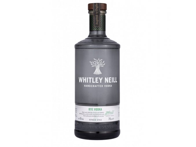 Whitley Neill Rye vodka, 43%, 0,7l