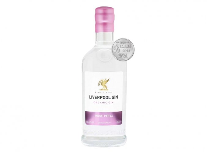 Liverpool Rose Petal gin, 43%, 0,7l
