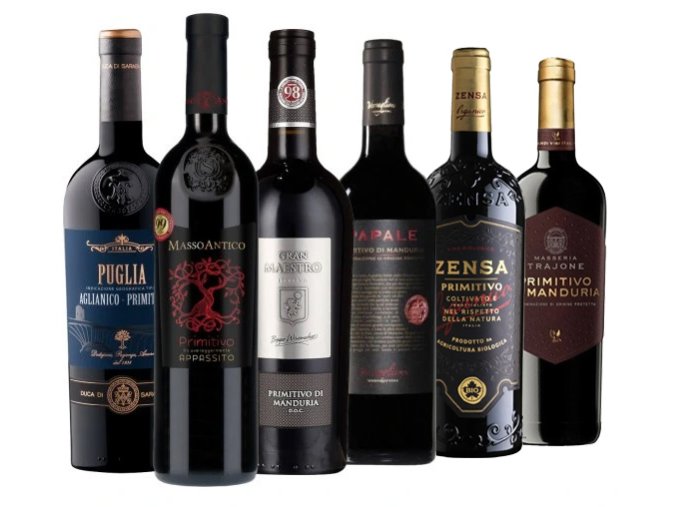 degustacni sada vin primitivo 6x0 75l