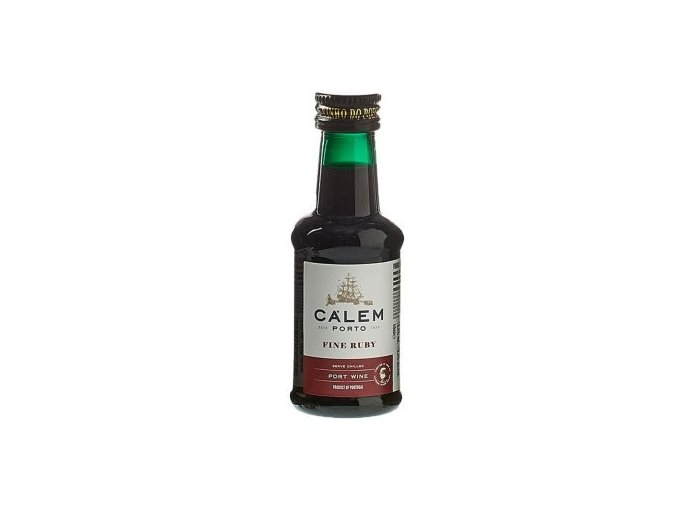 Portské víno CÁLEM Fine Ruby, miniatura, 0,05l