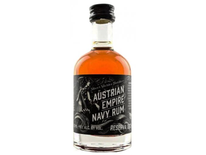 Austrian Empire Navy Rum Reserva 1863, miniatura, 40%, 0,05l