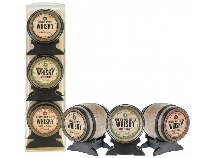 Old St. Andrews Barrel tasting set, 40%, 3x0,05l3