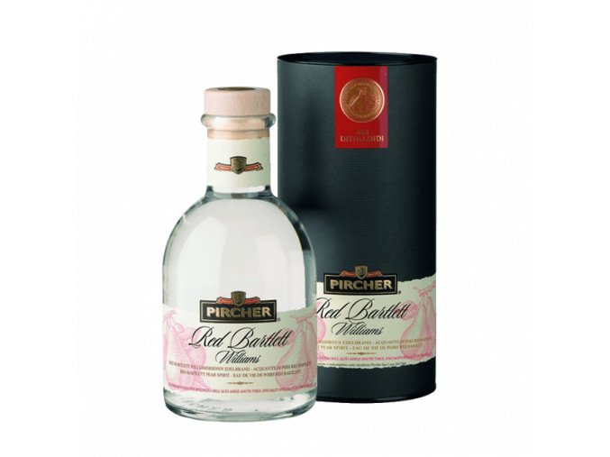 Pircher Red Bartlett lékárnická lahev, 40%, 0,7l
