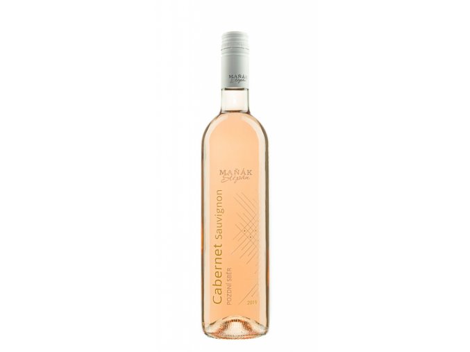 Cabernet sauvignon rosé, 2019, pozdní sběr, suché, Maňák, 0,75l