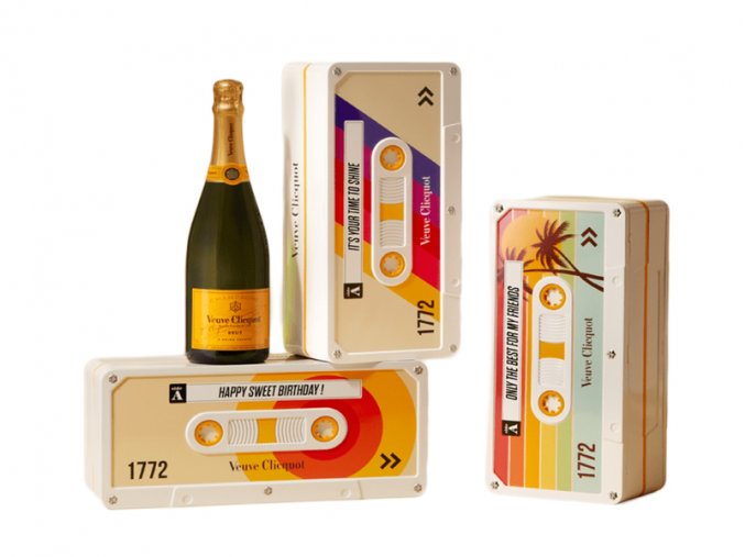 veuve clicquot tape box brut komplet